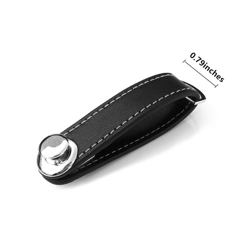 ERCRYSTO Compact Key Holder - Stylish & Practical Pocket Key Organizer With Secure Locking Mechanism. (Black) - Image 4